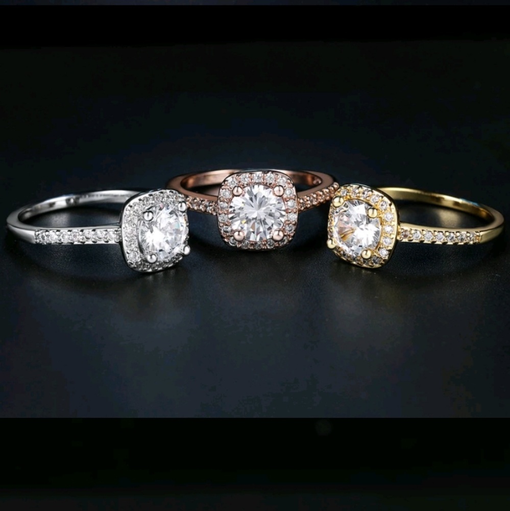 2 Carat Cushion Cut Engagement Ring - Picture 2 of 8